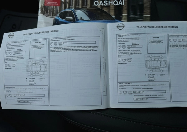 Nissan Qashqai cena 73900 przebieg: 106000, rok produkcji 2018 z Woźniki małe 742